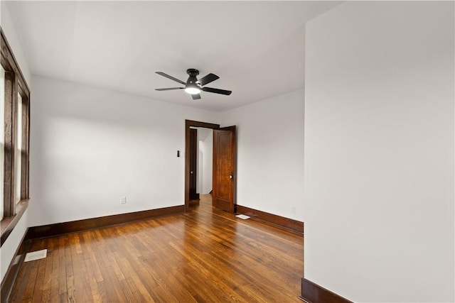 1738 Barr Ave, Crafton, PA 15205 - spare room featuring hardwood / wood-style floors and a ceiling fan