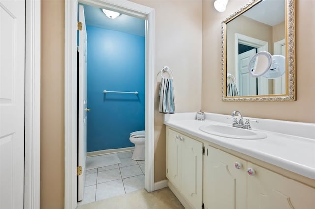 202 Roscommon Pl, Peters Twp, PA 15317 - bathroom featuring vanity and tile patterned flooring