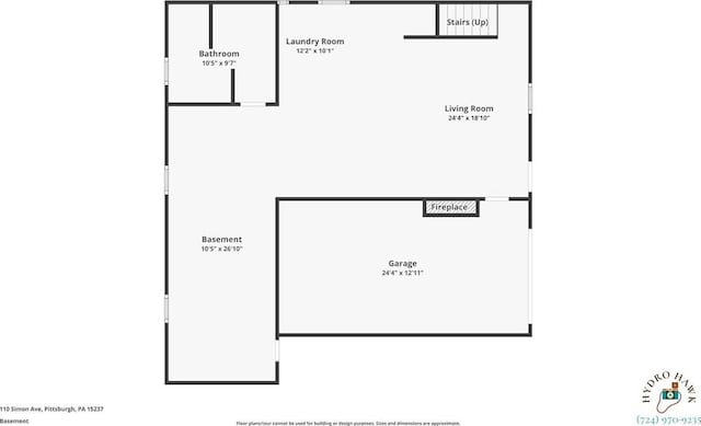 110 Simon Ave, Ross Twp, PA 15237 - view of property floor plan
