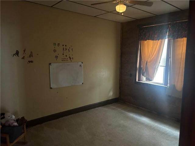 147 S 9th St, Connellsville, PA 15425 - empty room with a ceiling fan and carpet flooring