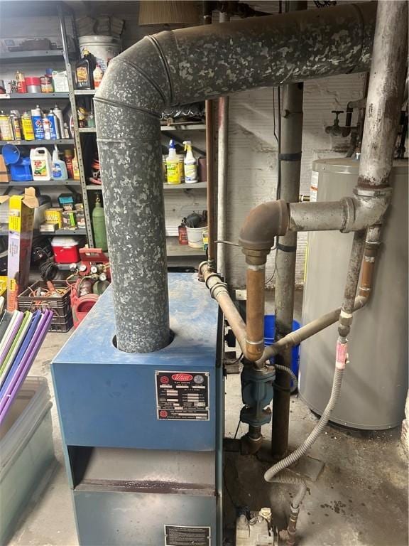 147 S 9th St, Connellsville, PA 15425 - utility room featuring water heater