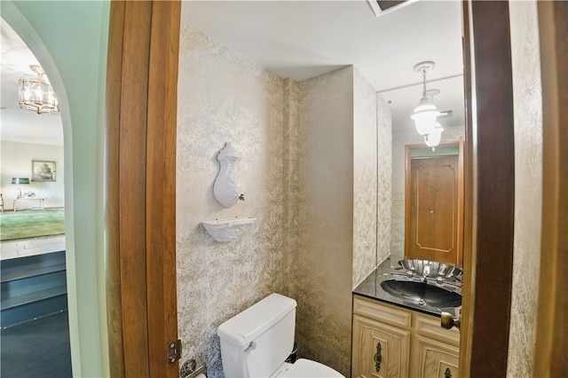 480 Herbst Manor Rd, Kennedy Twp, PA 15108 - bathroom featuring vanity and toilet