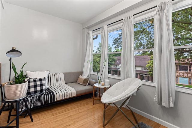 5719 Hobart St, Squirrel Hill, PA 15217 - sitting room featuring light wood-type flooring