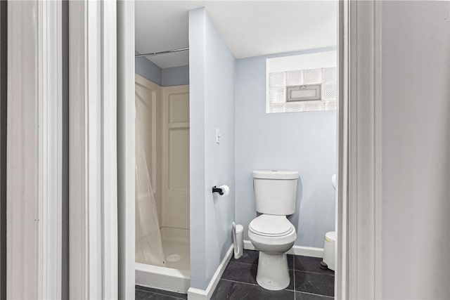 5719 Hobart St, Squirrel Hill, PA 15217 - bathroom featuring a shower stall and tile patterned floors