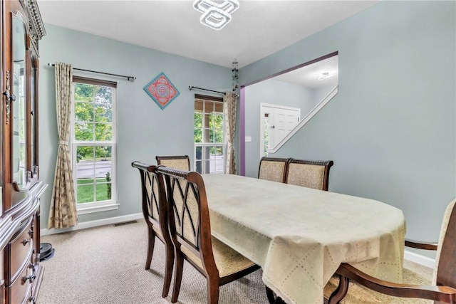 2972 Cross Creek Ct, Hampton, PA 15044 - carpeted dining space with plenty of natural light