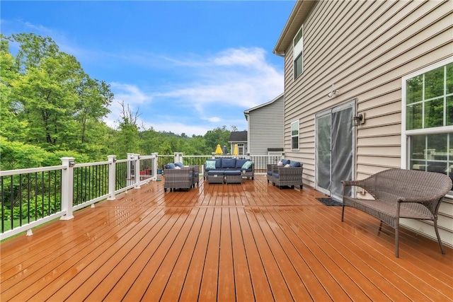 2972 Cross Creek Ct, Hampton, PA 15044 - deck with an outdoor living space