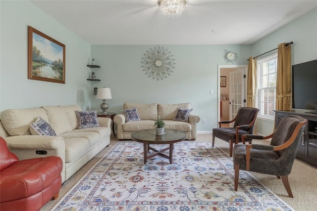 2972 Cross Creek Ct, Hampton, PA 15044 - living area with light colored carpet