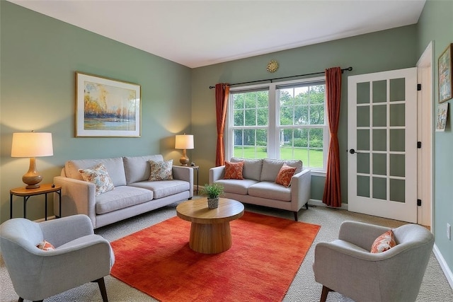 2972 Cross Creek Ct, Hampton, PA 15044 - living area with carpet