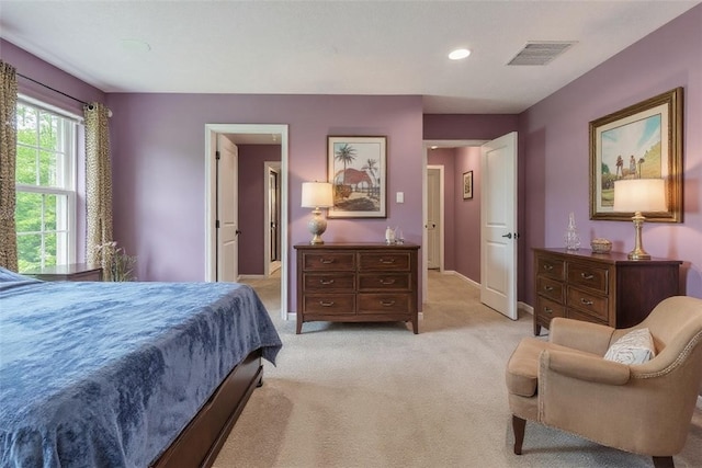2972 Cross Creek Ct, Hampton, PA 15044 - bedroom with light carpet and recessed lighting