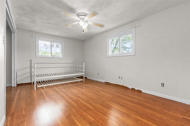 2519 Sylvania Dr, Bethel Park, PA 15102 - bedroom featuring wood finished floors and a ceiling fan