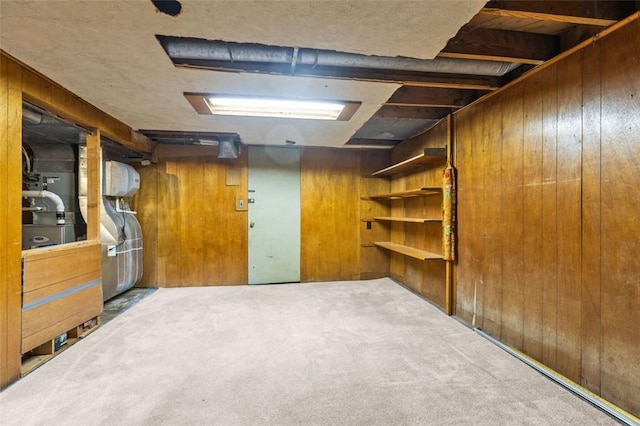 2519 Sylvania Dr, Bethel Park, PA 15102 - finished basement featuring wooden walls and carpet flooring