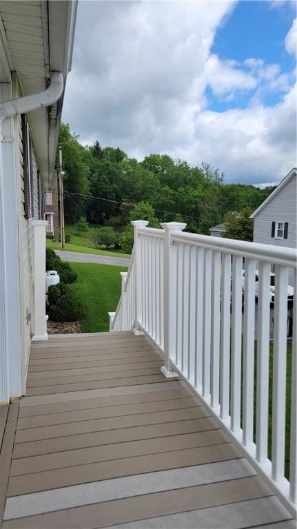 287 School Ave, Conemaugh Twp Som, PA 15937 - view of wooden terrace
