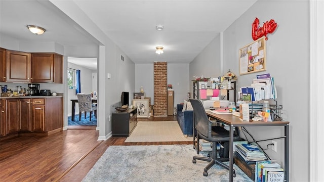 5330 Cox Ave, Lincoln Place, PA 15207 - home office featuring wood finished floors and baseboards
