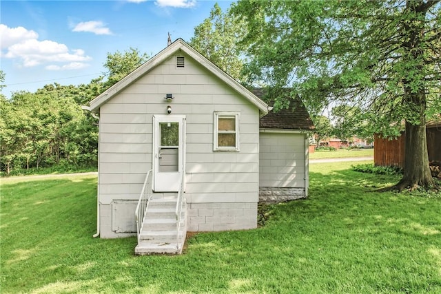 209 George St, Farrell, PA 16121 - view of outdoor structure with entry steps