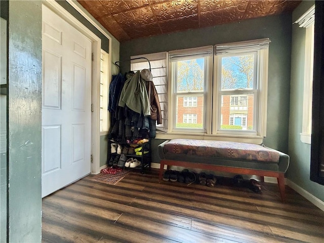 1235 Arkansas Ave, Dormont, PA 15216 - mudroom with an ornate ceiling and wood finished floors