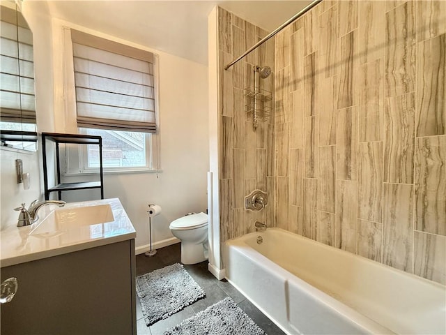 1235 Arkansas Ave, Dormont, PA 15216 - full bathroom with vanity, bathtub / shower combination, and tile patterned floors