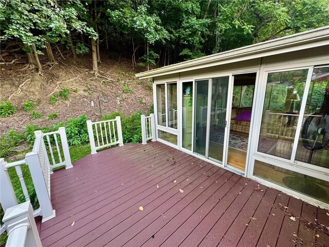111 Greenview Dr, Verona, PA 15147 - view of wooden deck