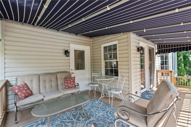 517 Keystone Dr, New Kensington, PA 15068 - wooden deck with outdoor lounge area