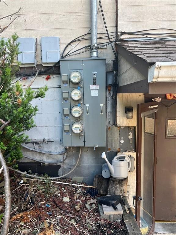 1190 Forest Ave, South Park, PA 15236 - utility room featuring electric meter