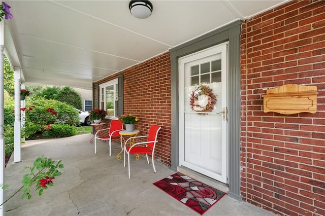 1333 Windermere Dr, Squirrel Hill, PA 15218 - doorway to property with covered porch and brick siding