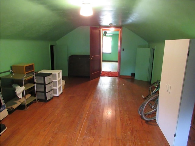 1764 Rose St, Lower Burrell, PA 15068 - bonus room featuring hardwood / wood-style floors and lofted ceiling