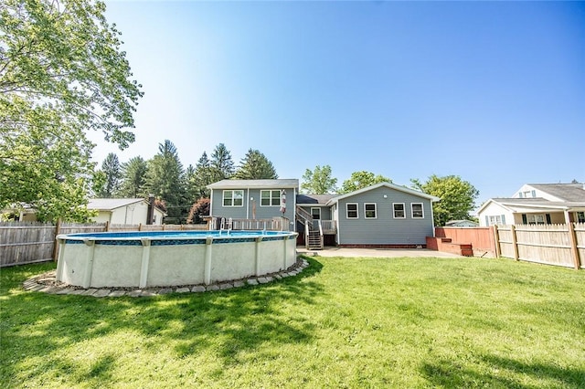 453 Falls Ave, Neshannock Twp, PA 16105 - rear view of property with a fenced backyard