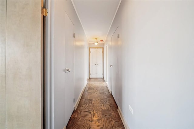 128 N Craig St Unit 703, Oakland, PA 15213 - corridor featuring attic access and wood finished floors