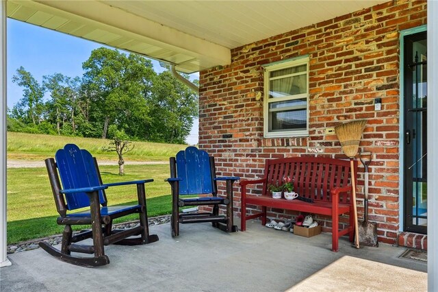 379 Airport Rd, Worthington, PA 16262 - covered porch featuring a lawn