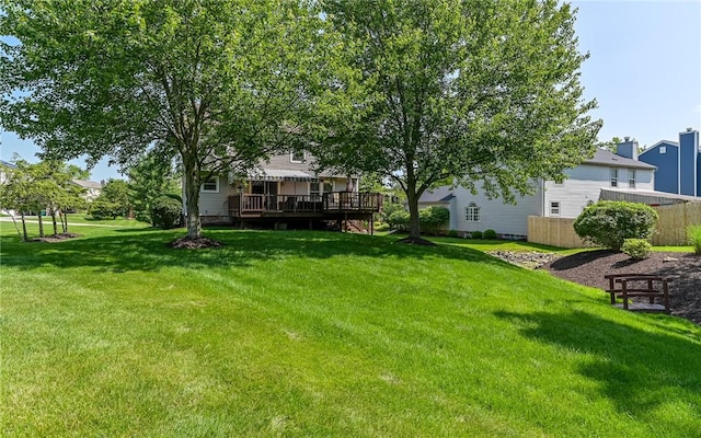 3150 Sundance Ct, Hampton, PA 15101 - view of yard with a wooden deck