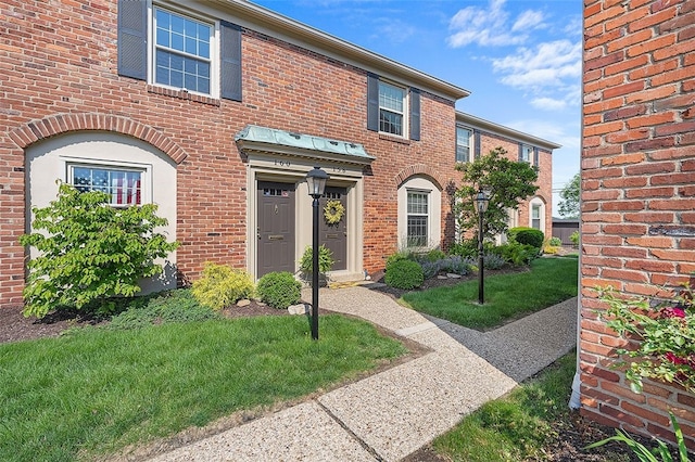 158 Jamestown Ct, Pittsburgh, PA 15216 - view of front of property with brick siding