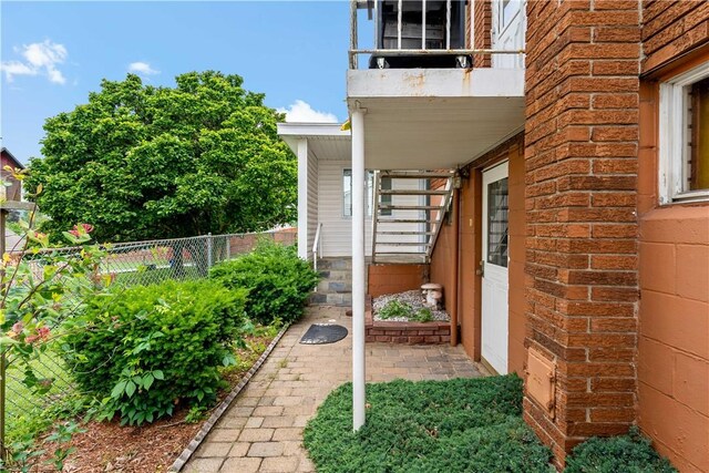 463 Thomas St, Monroeville, PA 15146 - view of yard featuring a balcony
