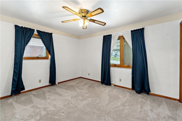 463 Thomas St, Monroeville, PA 15146 - empty room with carpet flooring and ceiling fan