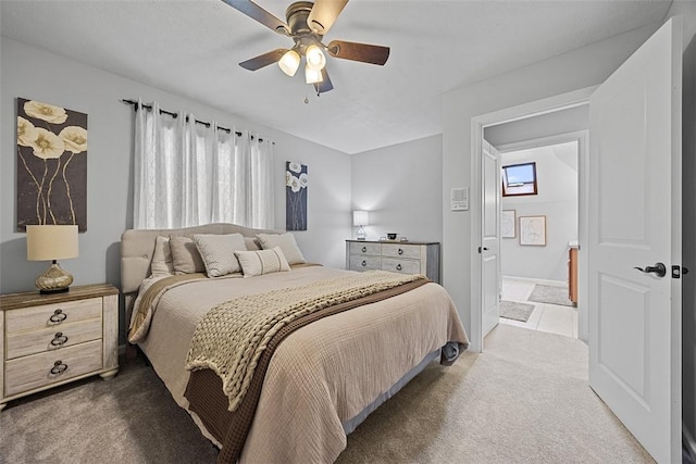 204 Pine Cone Ct, Pine Twp Nal, PA 15090 - bedroom featuring carpet and a ceiling fan