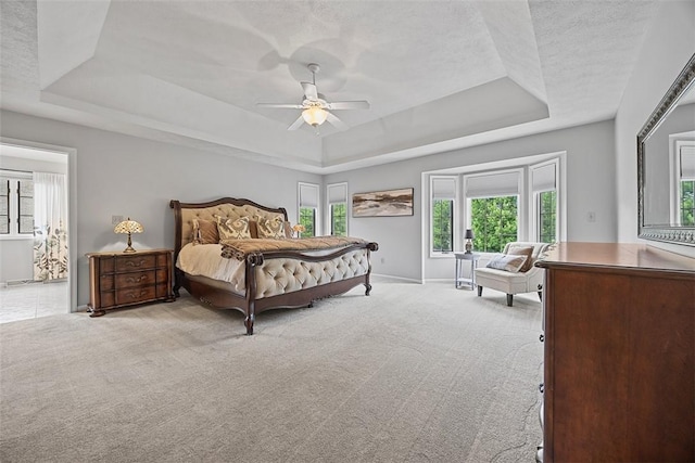 204 Pine Cone Ct, Pine Twp Nal, PA 15090 - bedroom with a raised ceiling, multiple windows, and carpet floors