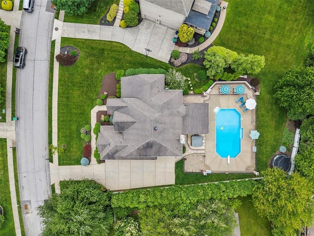204 Pine Cone Ct, Pine Twp Nal, PA 15090 - bird's eye view of a pool