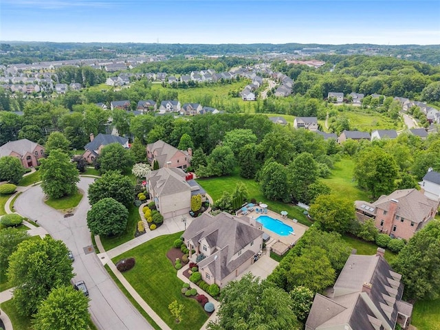 204 Pine Cone Ct, Pine Twp Nal, PA 15090 - aerial perspective of suburban area with a pool