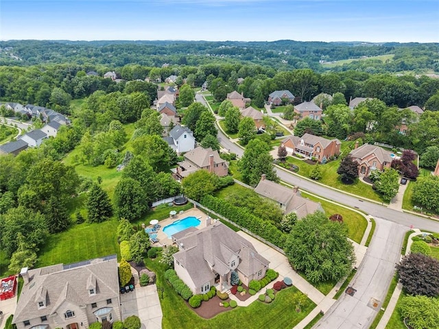 204 Pine Cone Ct, Pine Twp Nal, PA 15090 - aerial perspective of suburban area with a pool area