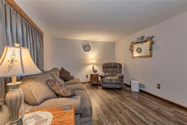 354 Moween Rd, Loyalhanna, PA 15681 - living room with wood finished floors and baseboards