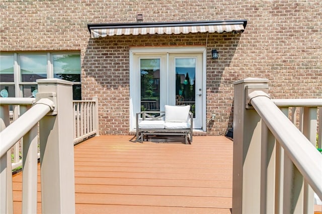 1010 Country Club Rd, Penn Twp Wml, PA 15644 - wooden terrace with french doors