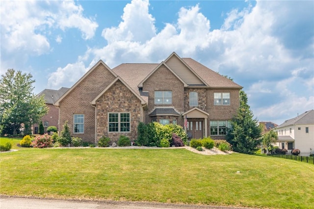 1010 Country Club Rd, Penn Twp Wml, PA 15644 - craftsman house with a front lawn and brick siding