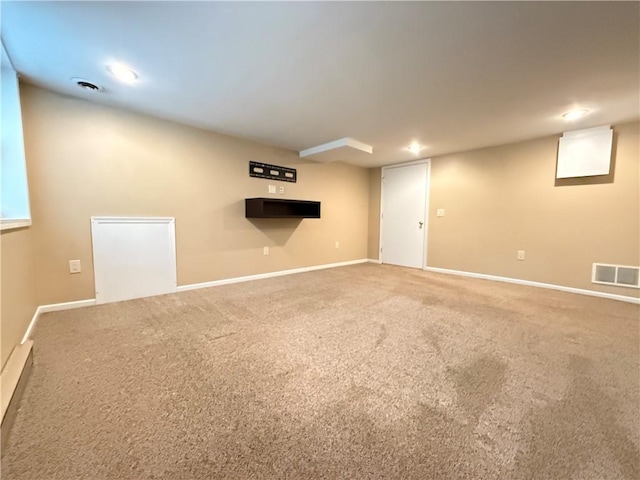 301 Hopper Rd, Delaware Twp, PA 16154 - carpeted empty room with recessed lighting