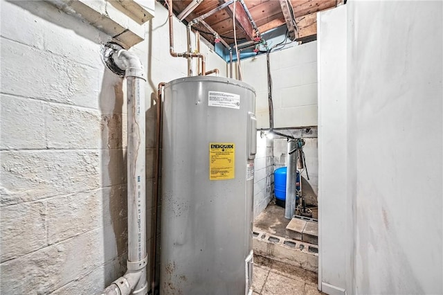 301 Hopper Rd, Delaware Twp, PA 16154 - utility room with electric water heater