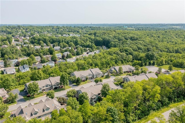 9404 Sundance Dr, South Fayette, PA 15017 - aerial perspective of suburban area with a heavily wooded area