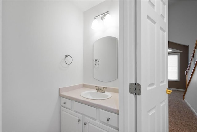 9404 Sundance Dr, South Fayette, PA 15017 - bathroom featuring vanity and baseboards