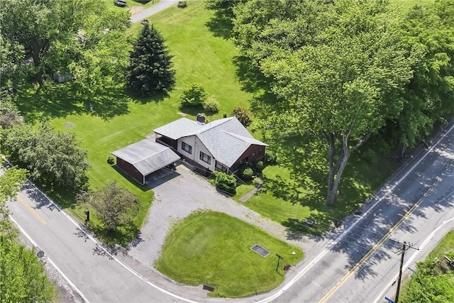 890 Deer Ln, Rochester Twp, PA 15074 - view from above of property