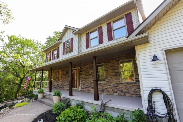 158 Snowdrift Rd, Nottingham, PA 15330 - view of side of home featuring a porch