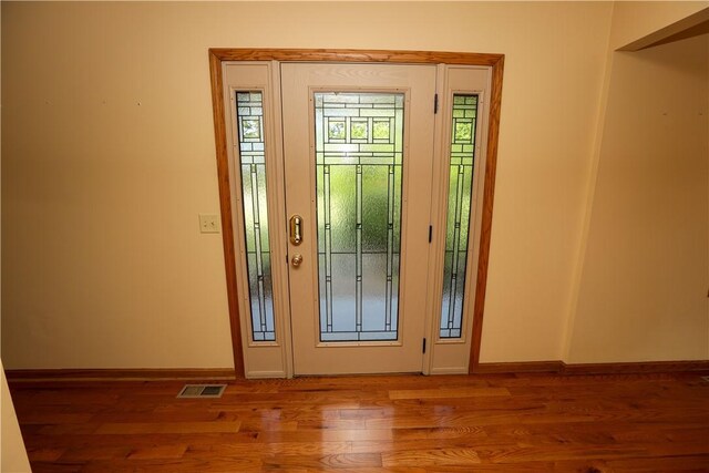 158 Snowdrift Rd, Nottingham, PA 15330 - foyer with baseboards and wood finished floors