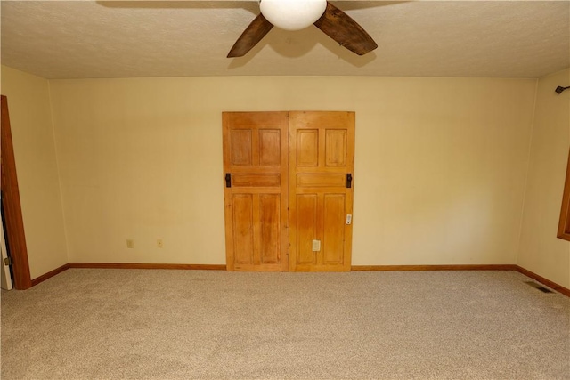 158 Snowdrift Rd, Nottingham, PA 15330 - empty room featuring carpet flooring, a ceiling fan, and a textured ceiling