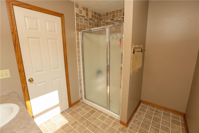 158 Snowdrift Rd, Nottingham, PA 15330 - bathroom with a shower stall and vanity
