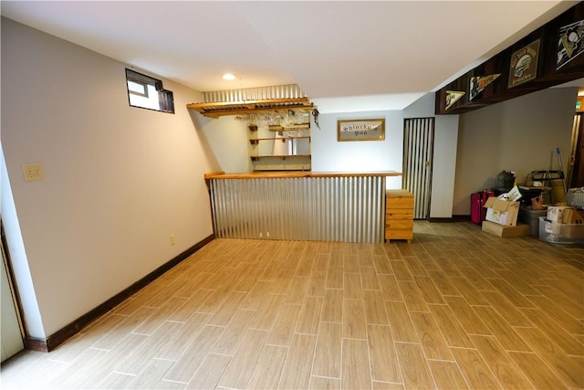 158 Snowdrift Rd, Nottingham, PA 15330 - bar with light wood-style floors and recessed lighting